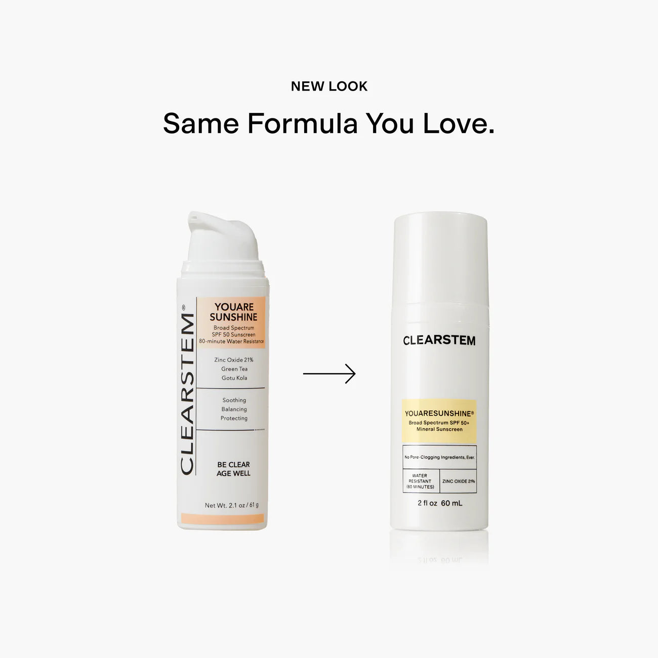 CLEARSTEM Skincare YOUARESUNSHINE Sheer Broad-Spectrum SPF 50+