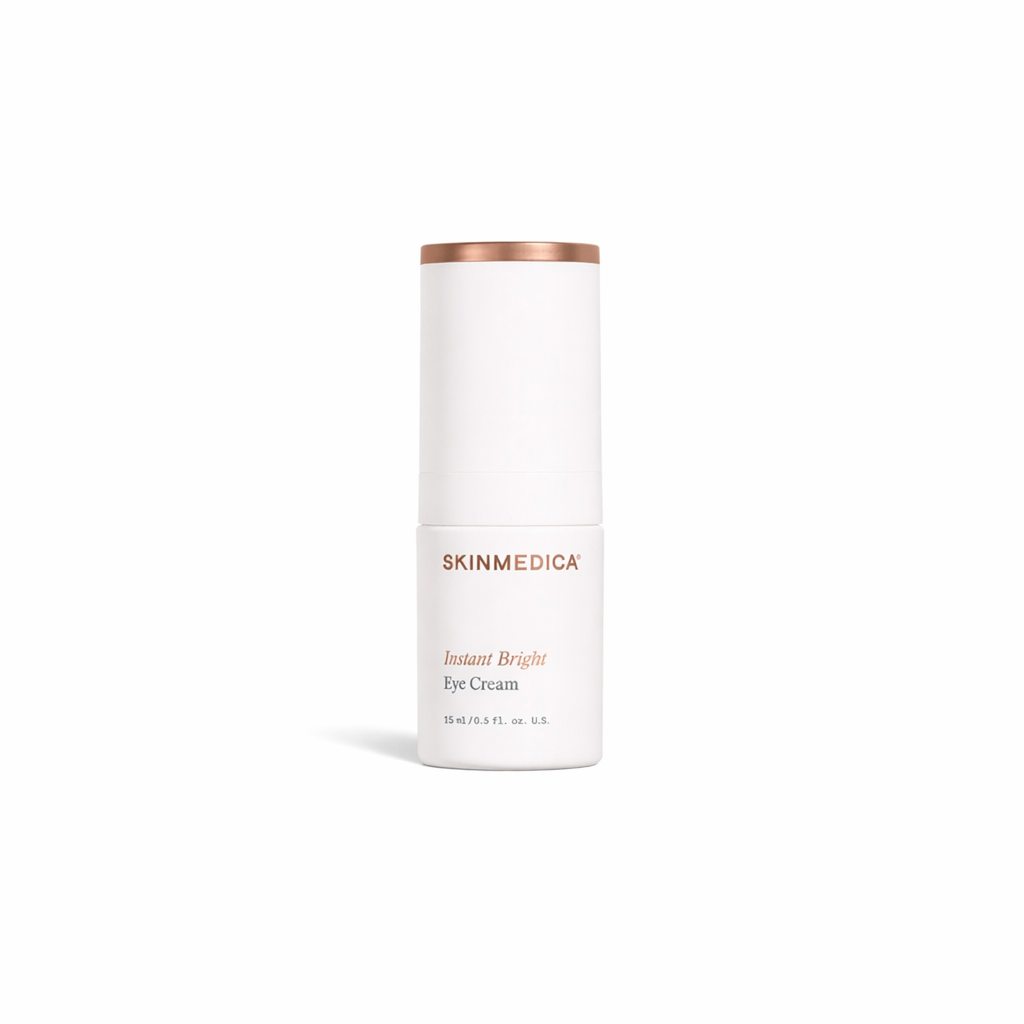 SkinMedica eye cream tube on a white background