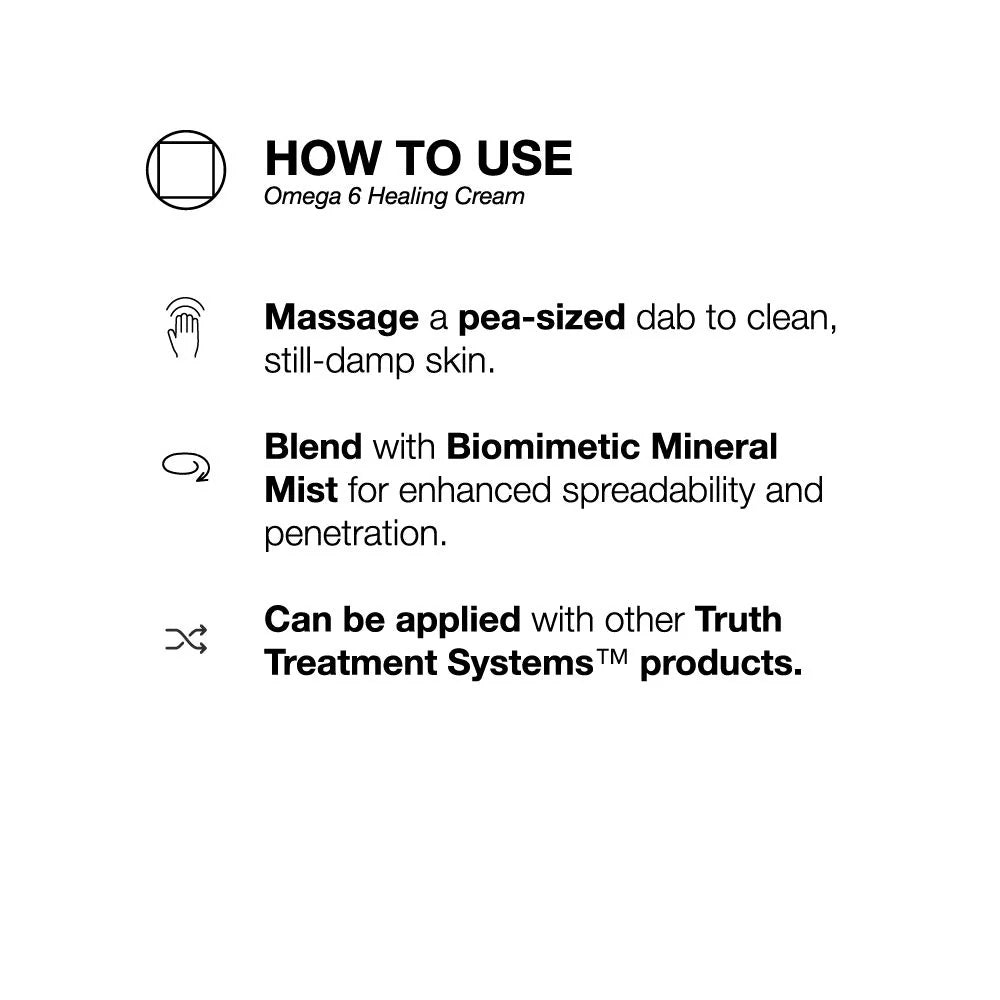 Truth Treatments Omega 6 Healing Cream Face Moisturizers Truth Treatment Systems