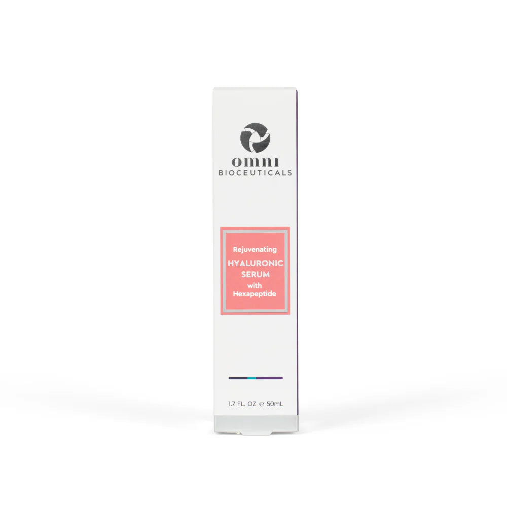 Omni Bioceuticals Rejuvenating Hyaluronic Serum with Hexapeptide Hyaluronic Acid Serum Omni Bioceuticals
