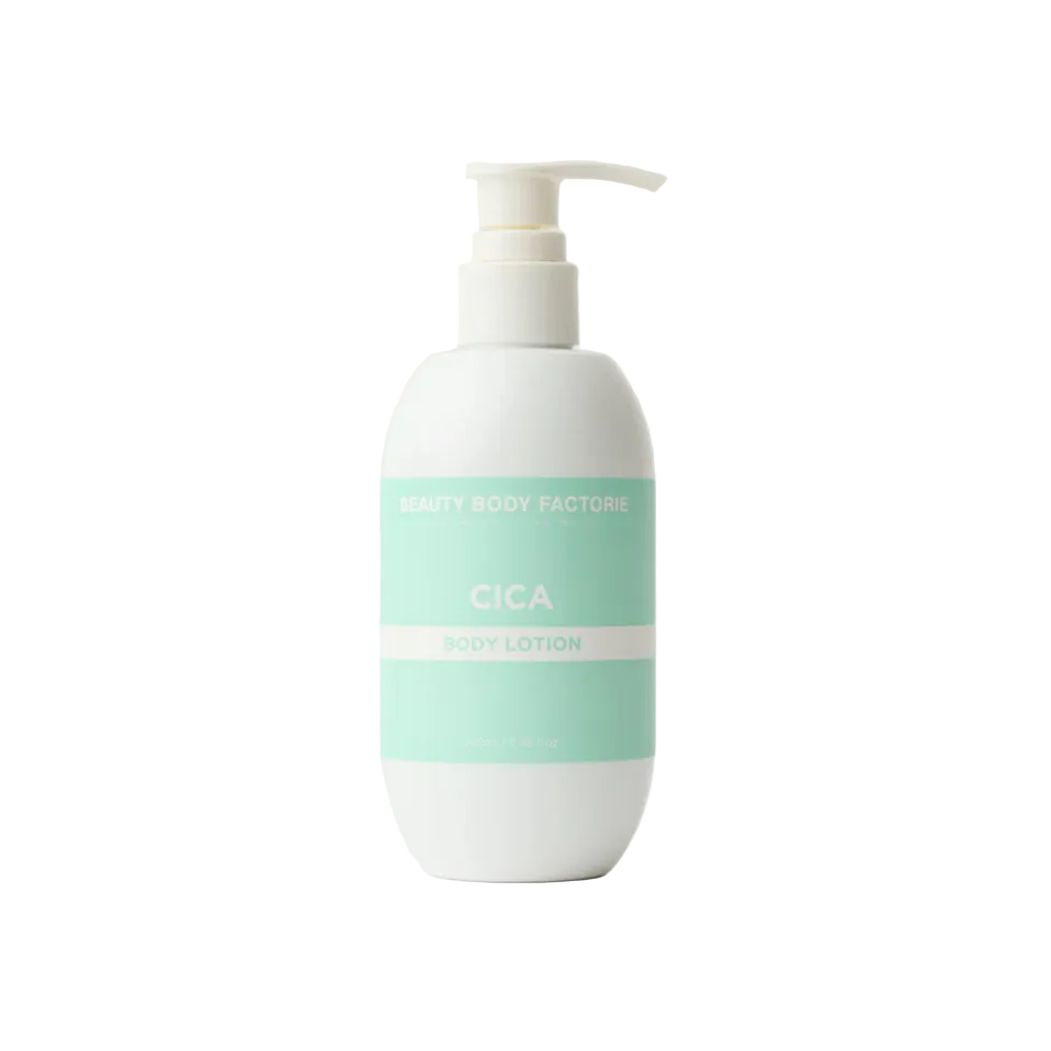 KrX Aesthetics Body Factorie Cica Body Lotion on white background