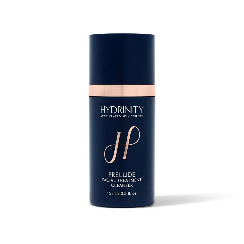 Hydrinity Prelude Facial Treatment Cleanser bottle on a white background