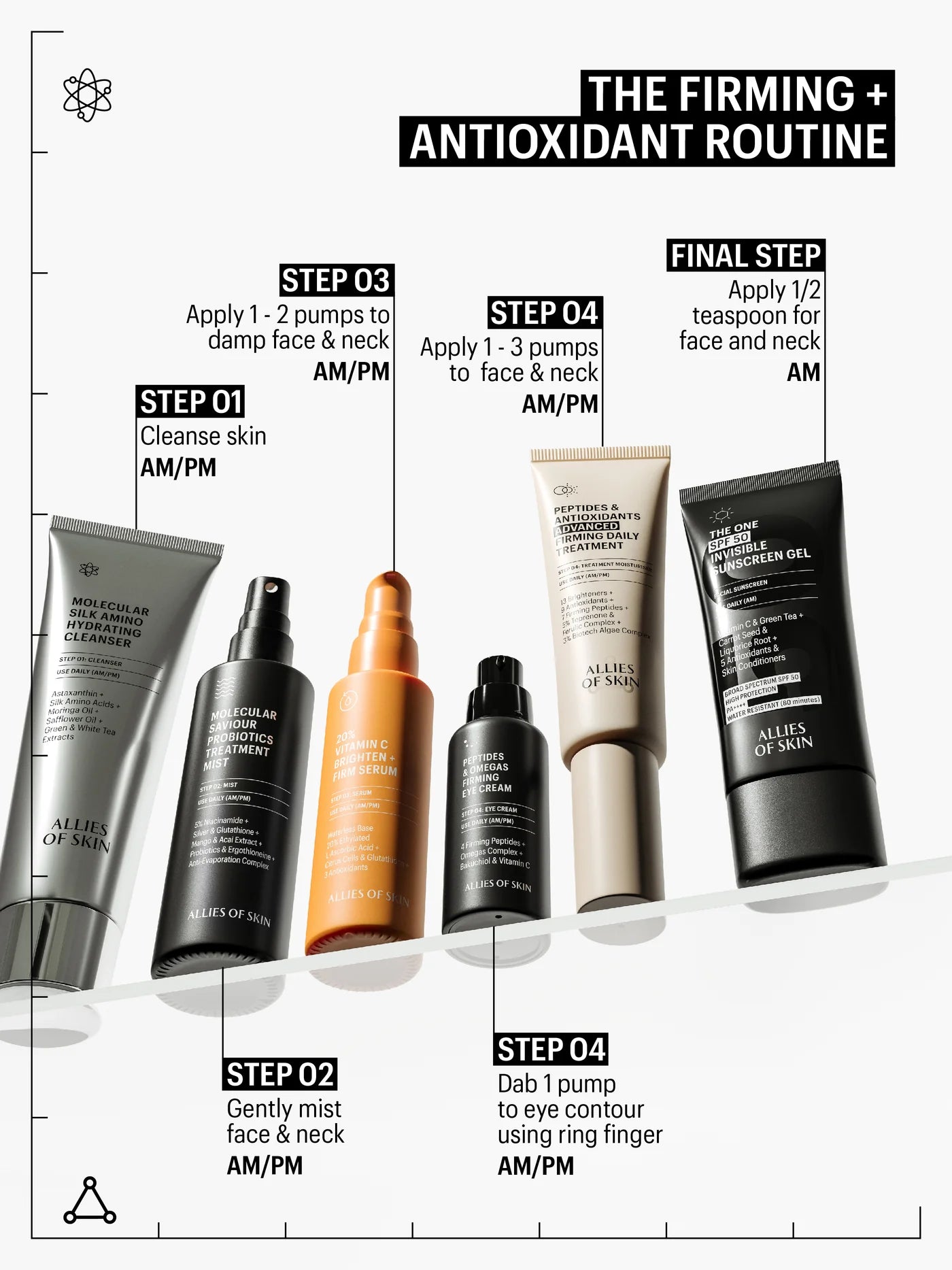 Allies of Skin Molecular Silk Amino Hydrating Cleanser Facial Cleansers Allies of Skin
