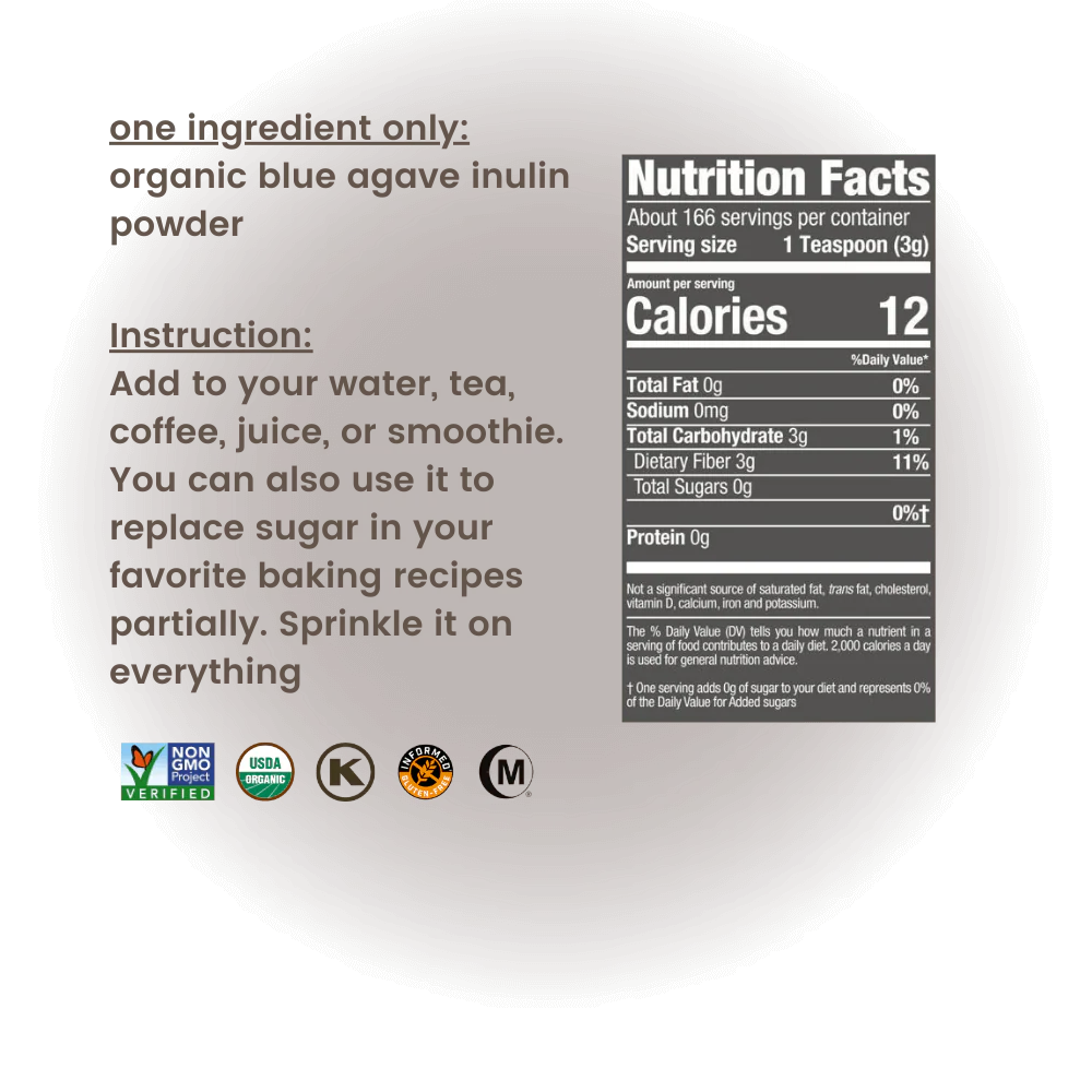Goddess All The Goddess Prebiotic - Blue Agave Inulin Powder