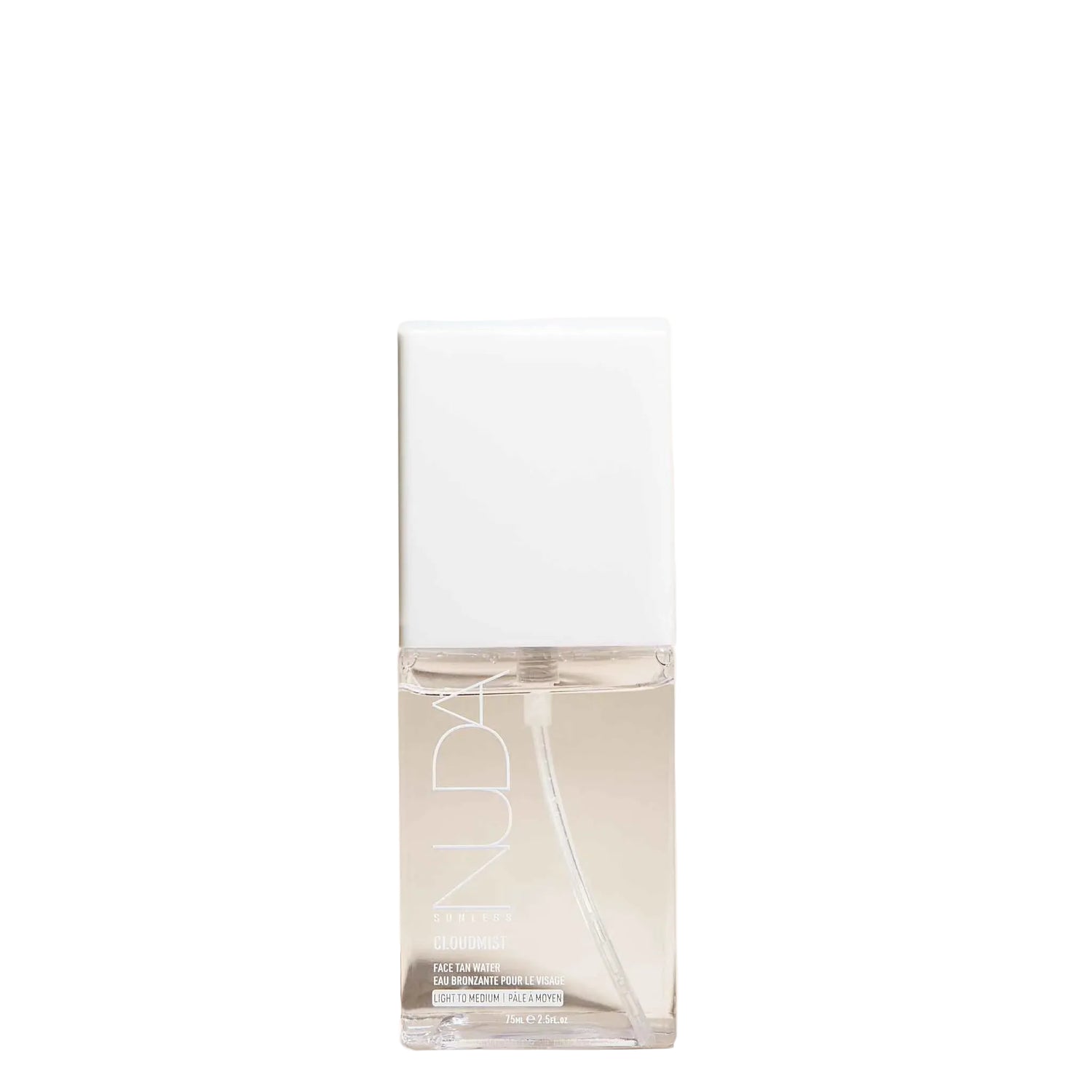 Nuda CLOUDMIST Face Tan Water on white background