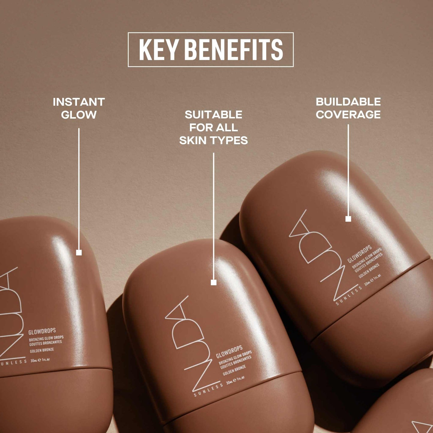 Nuda GLOWDROPS - Bronzing Glow Drops