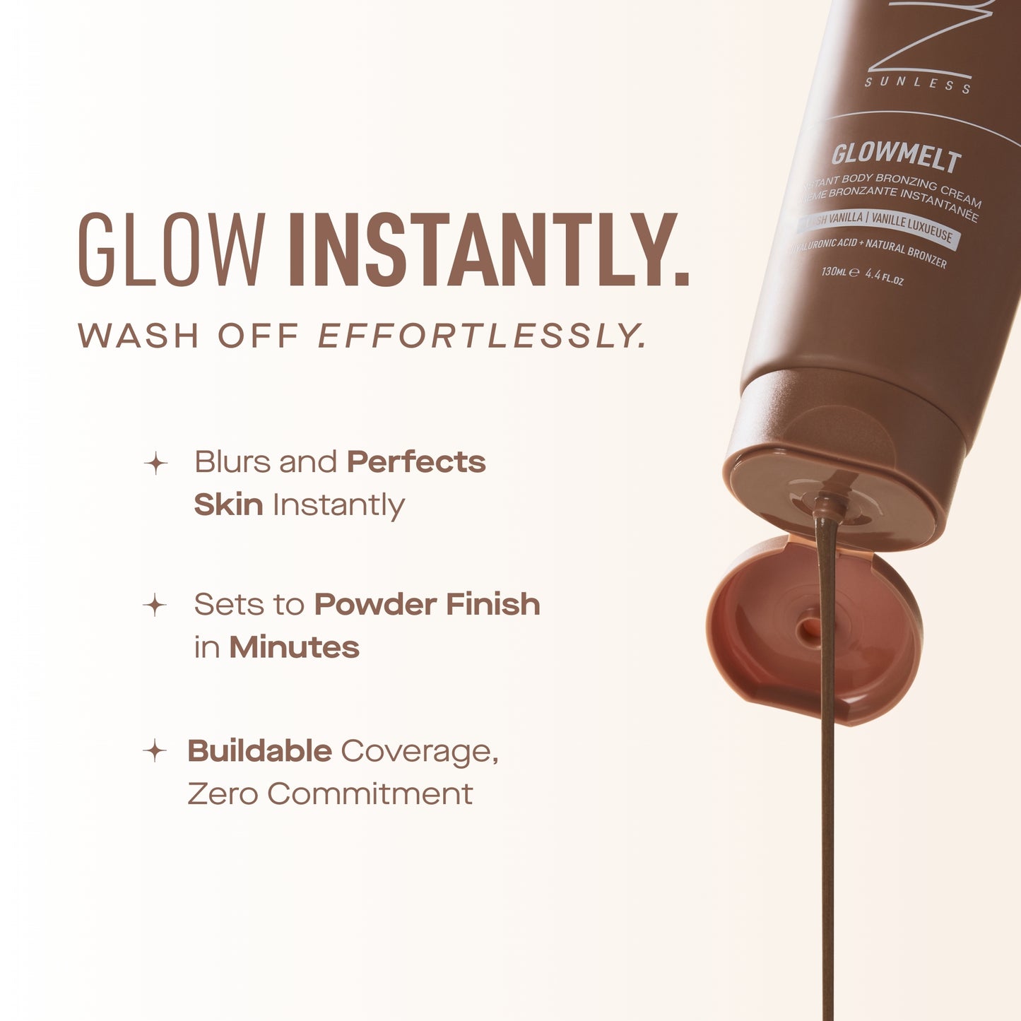 Nuda GlowMelt - Instant Body Bronzing Cream