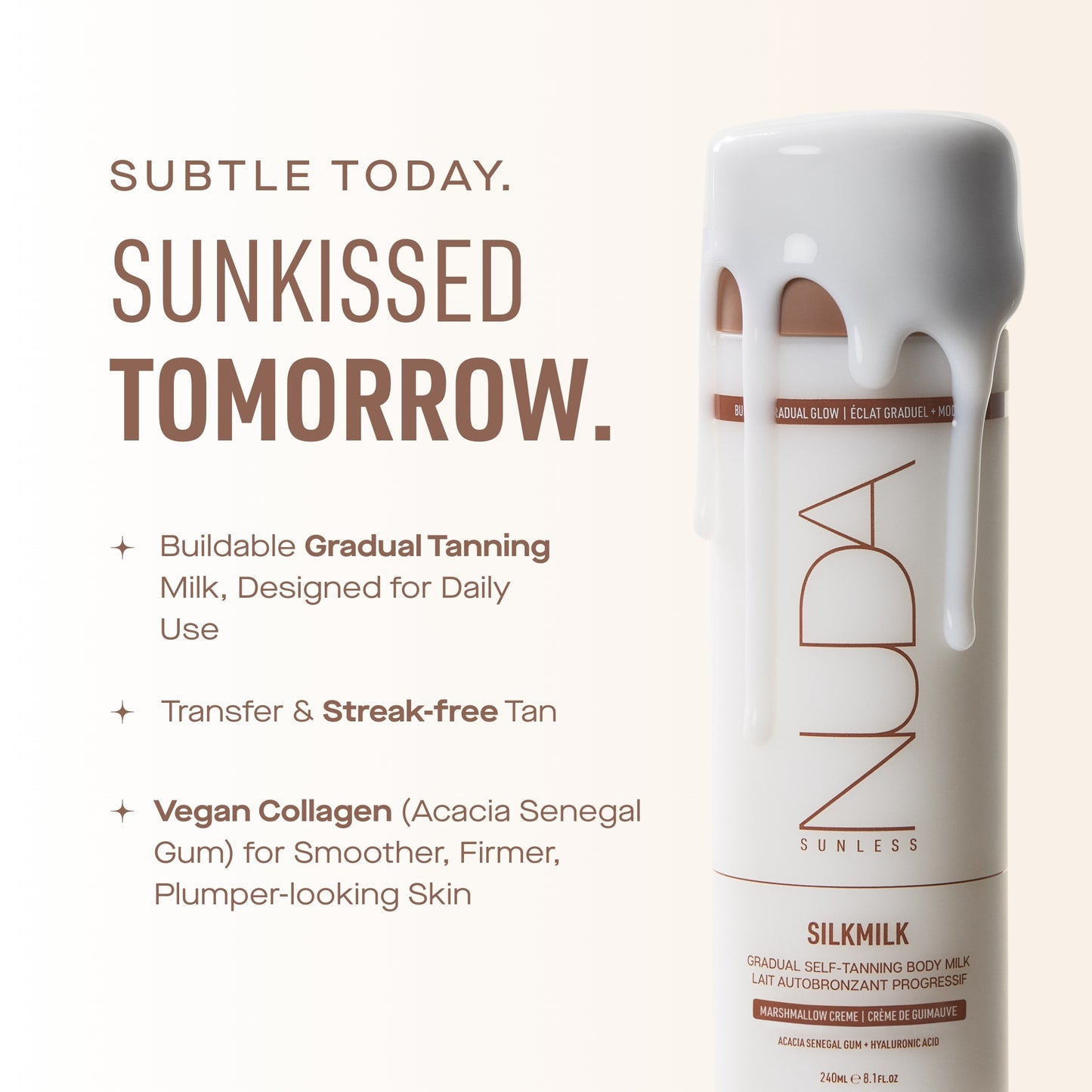 Nuda SilkMilk - Gradual Self Tanning Milk