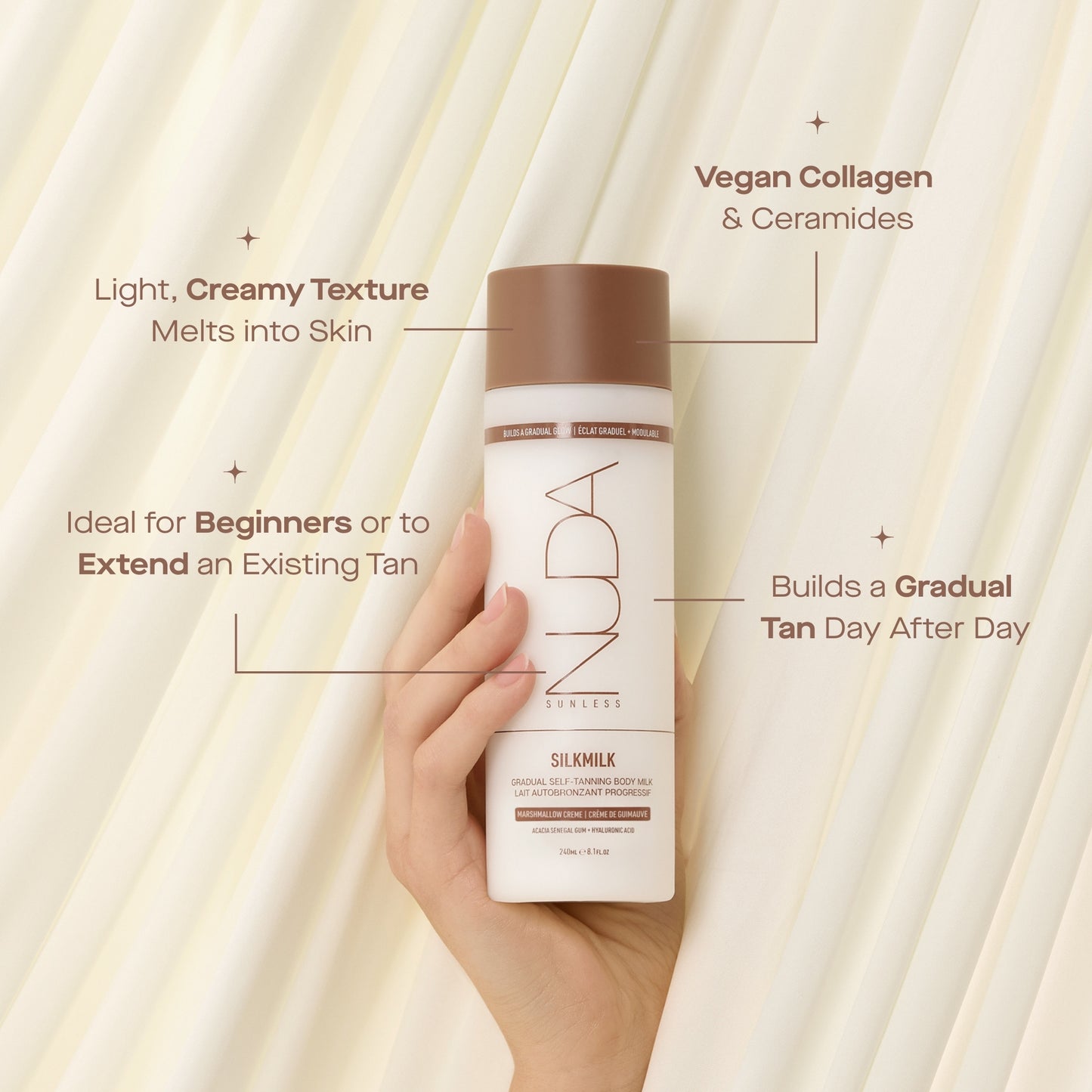 Nuda SilkMilk - Gradual Self Tanning Milk