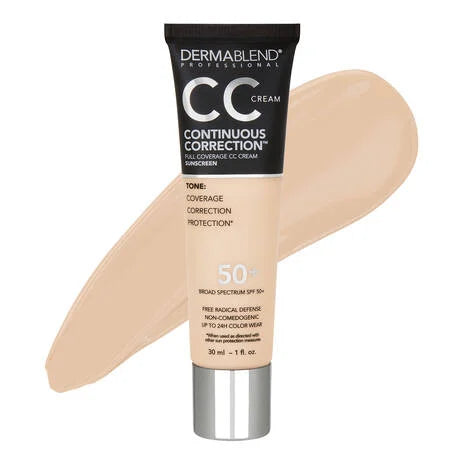 Dermablend Continuous Correction CC Cream SPF 50+ CC Cream Dermablend