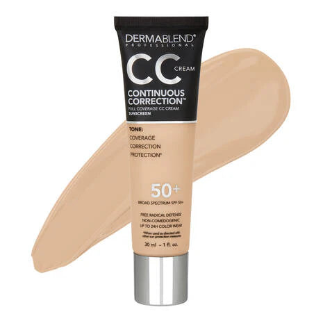 Dermablend Continuous Correction CC Cream SPF 50+ CC Cream Dermablend