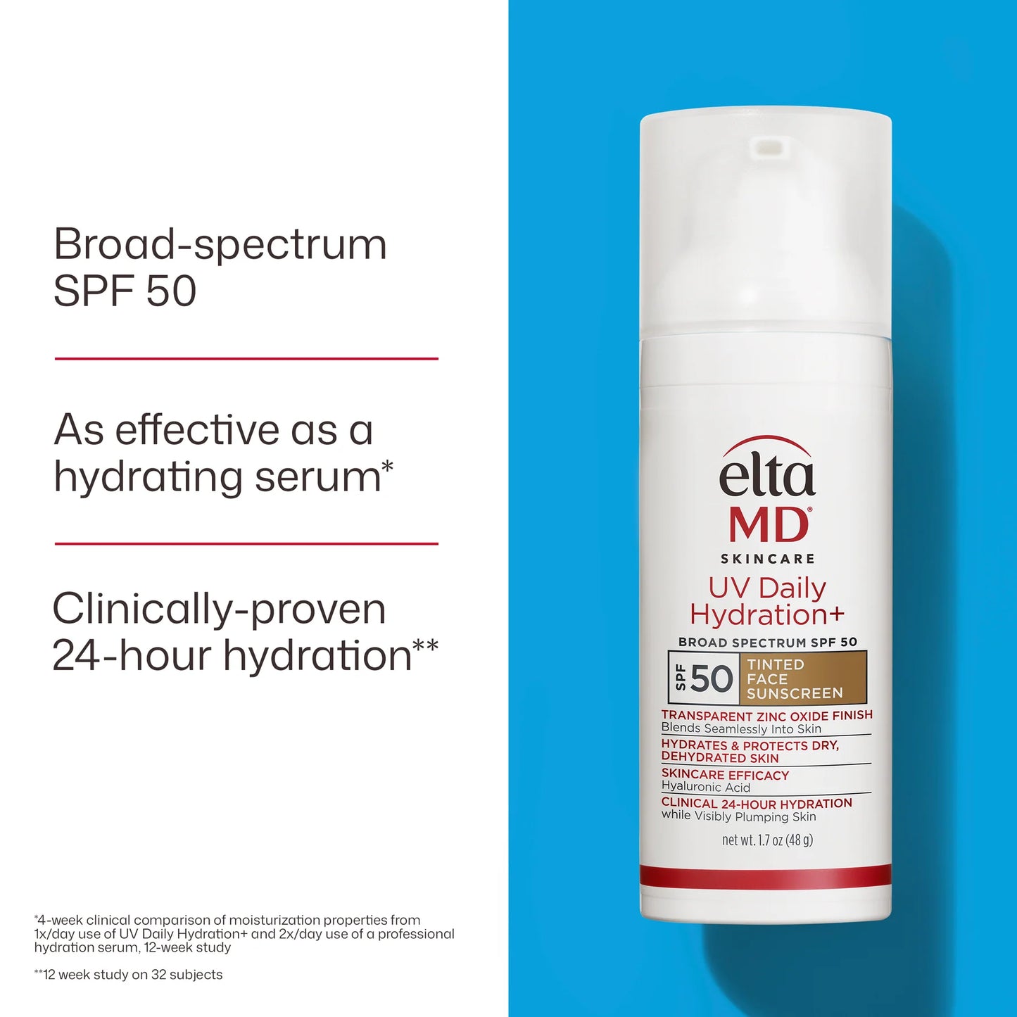 EltaMD UV Daily Hydration+ Tinted SPF 50