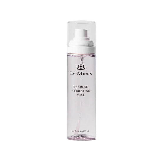 Le Mieux Iso-Rose Hydrating Mist on white background
