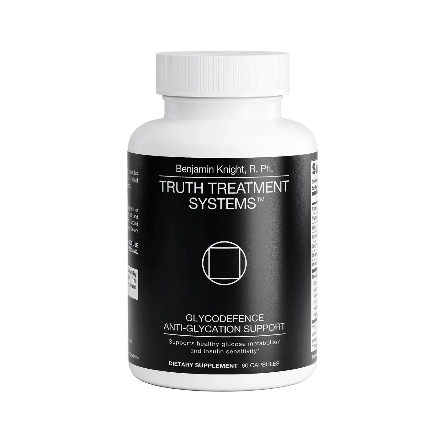 Truth Treatment Systems GlycoDefence - Anti-Glycation Support on white background