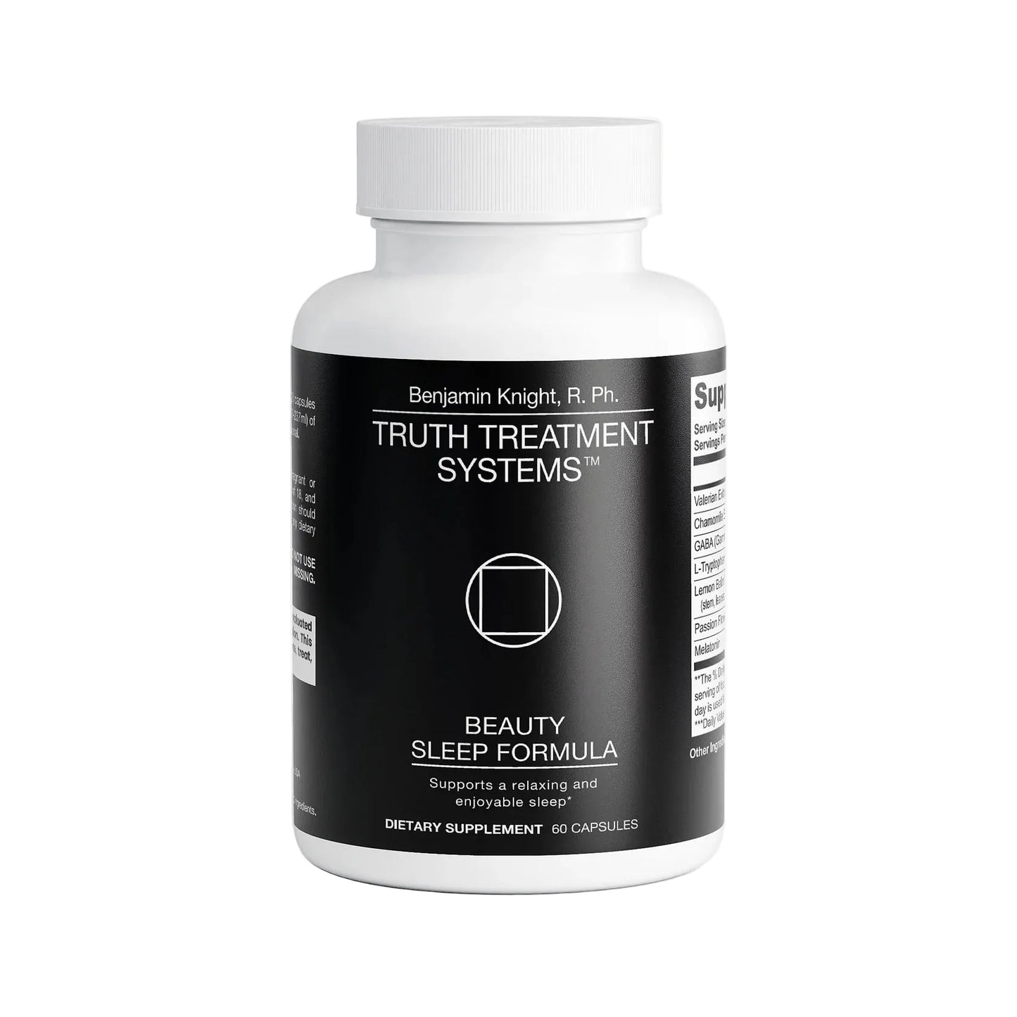 Truth Treatment Systems Beauty Sleep Formula on white background