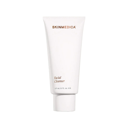 SkinMedica facial cleanser tube on a white background