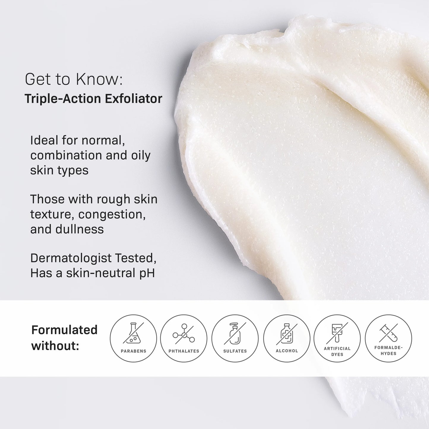 Revision Skincare Triple-Action Exfoliator Facial Scrubs Revision Skincare