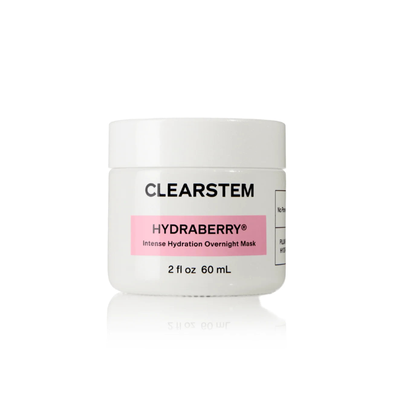 Clearstem Hydraberry mask jar on a white background
