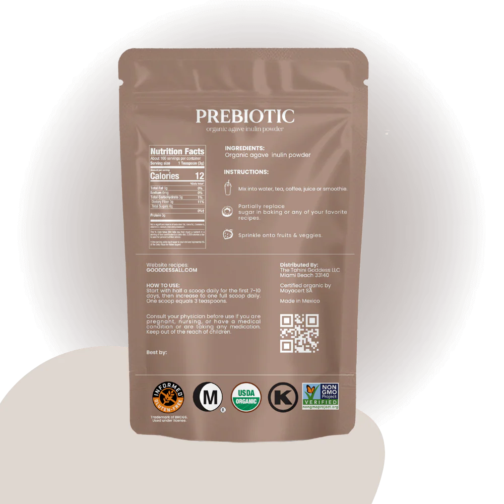 Goddess All The Goddess Prebiotic - Blue Agave Inulin Powder