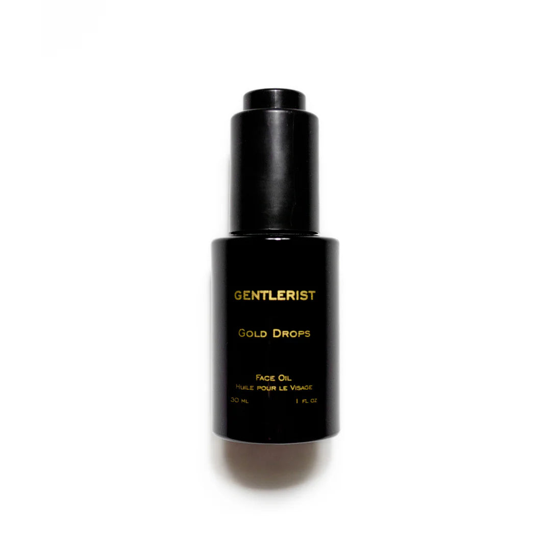 Gentlerist Gold Drops on white background