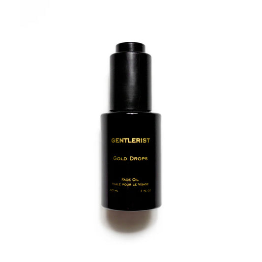 Gentlerist Gold Drops on white background