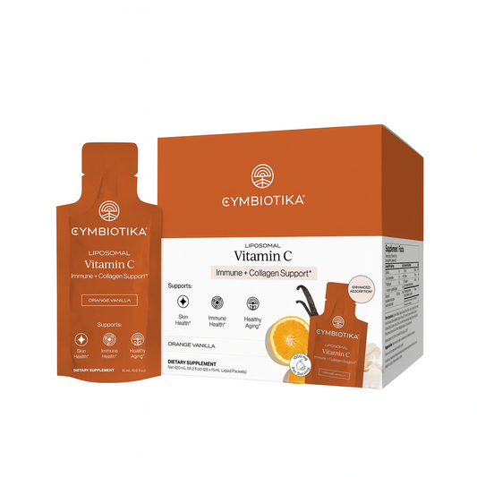 Cymbiotika Liposomal Vitamin C packaging on a white background