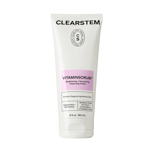 Clearstem Vitamin Scrub tube on a white background