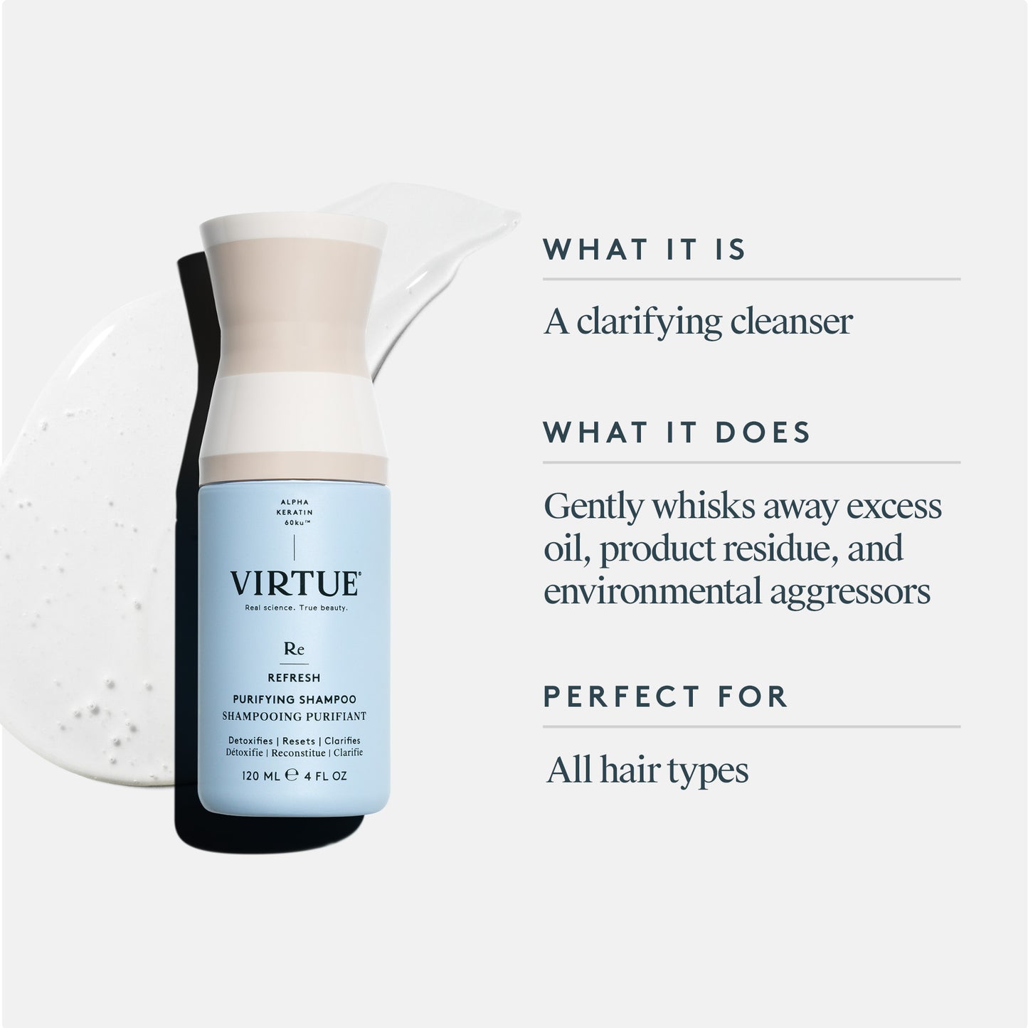 Virtue Refresh Purifying Shampoo Shampoo Virtue