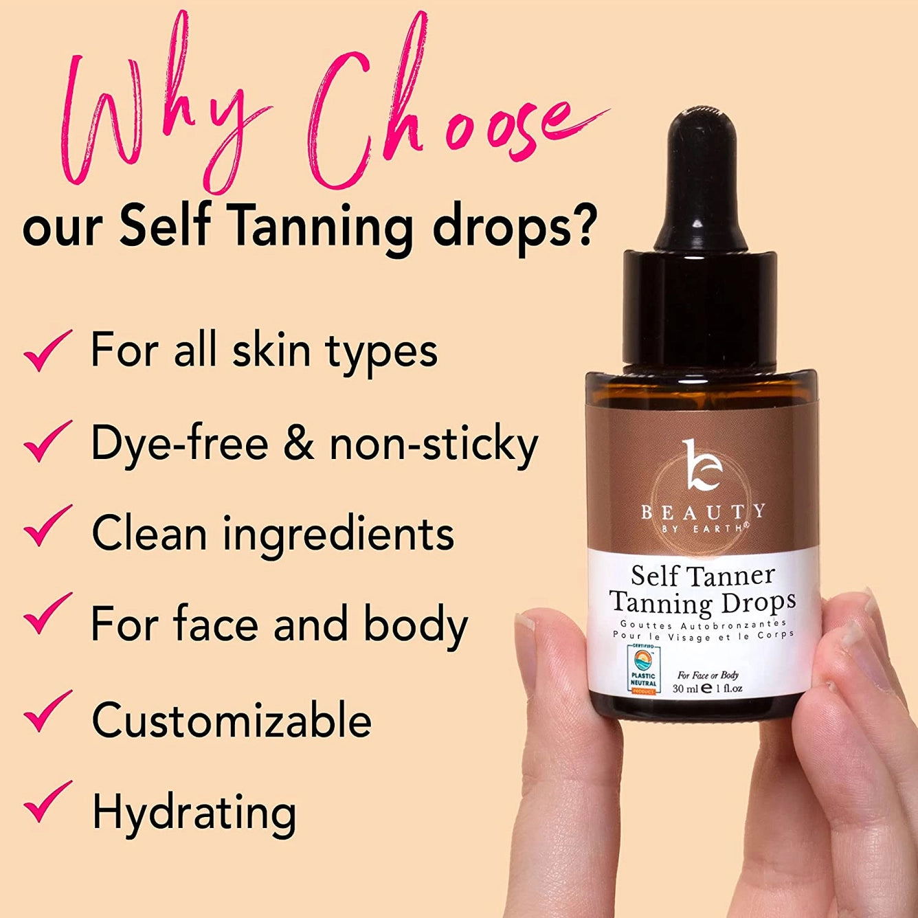 Beauty By Earth Self Tanner Drops