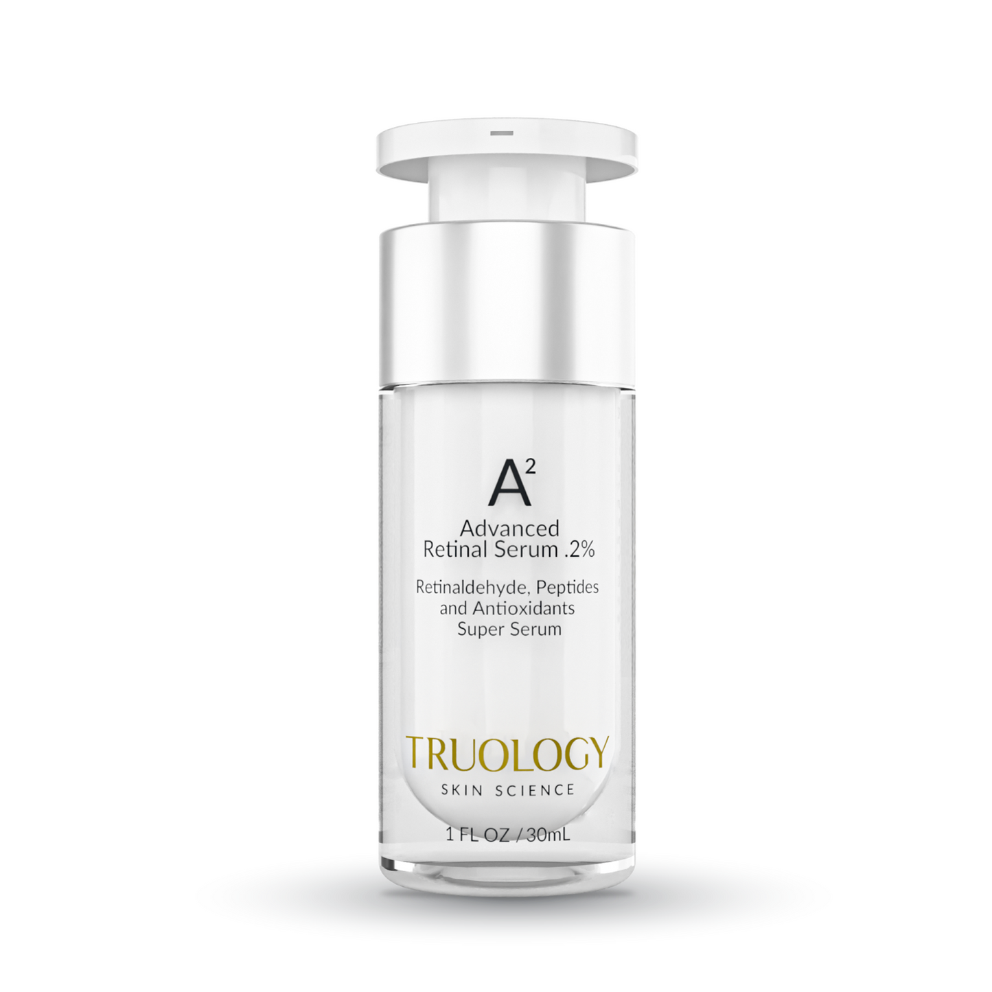Truology A2 Advanced Retinal Serum bottle on a white background