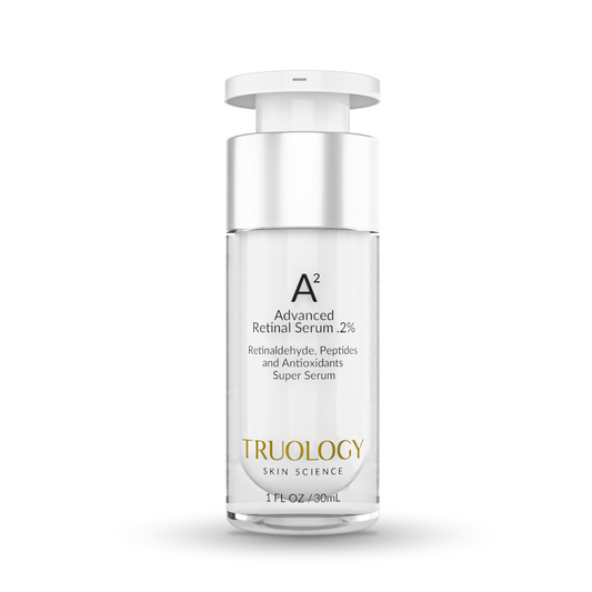 Truology A2 Advanced Retinal Serum bottle on a white background