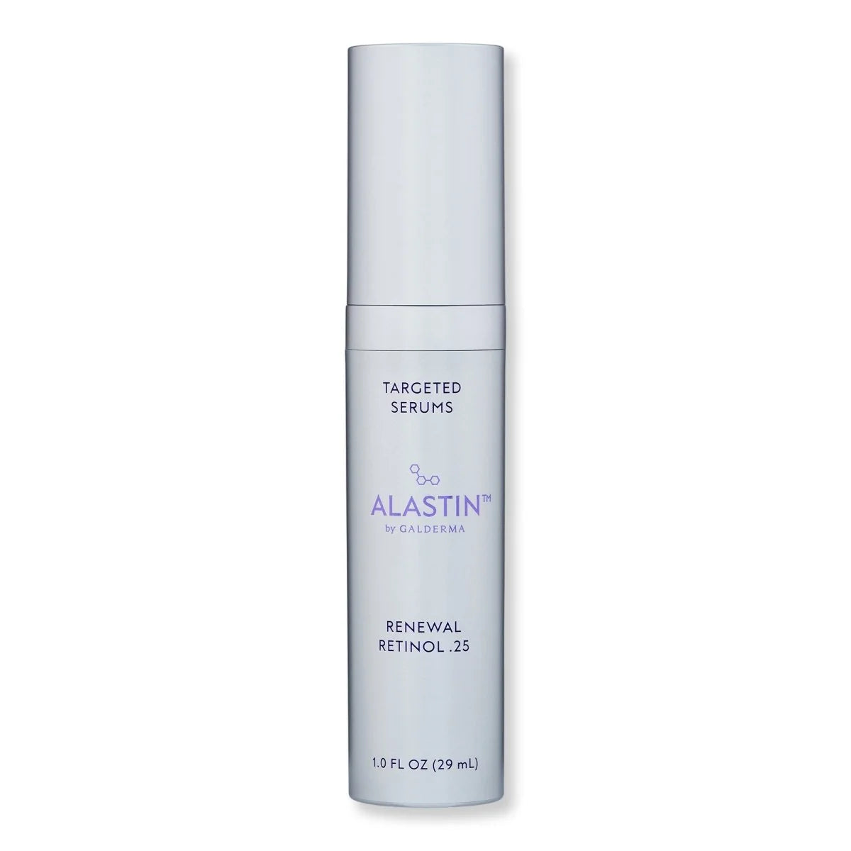 ALASTIN Skincare Retinol .25 silver bottle on white background