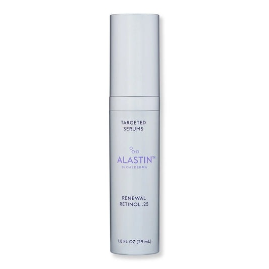 ALASTIN Skincare Retinol .25 silver bottle on white background