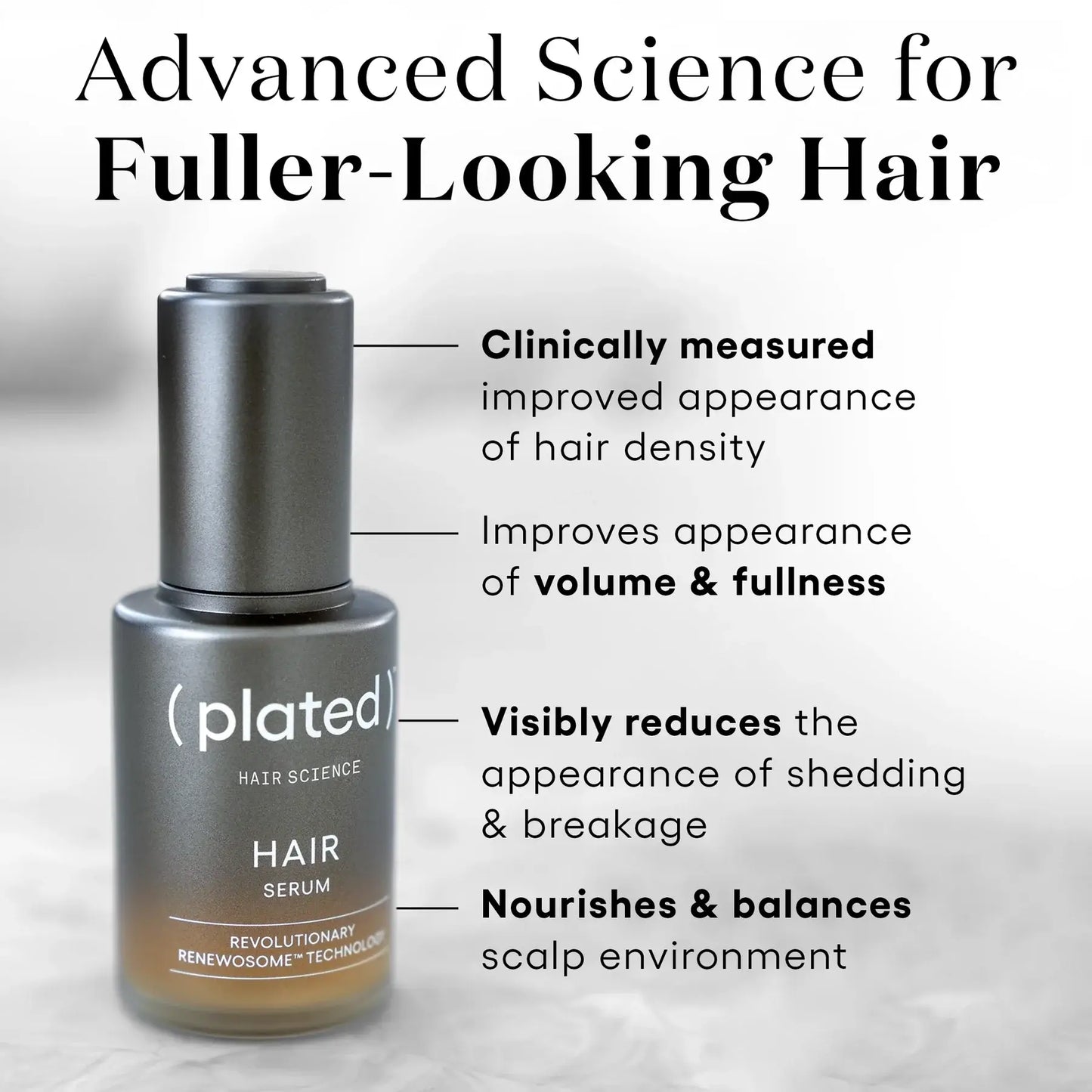 Plated Skin Science HAIR Serum