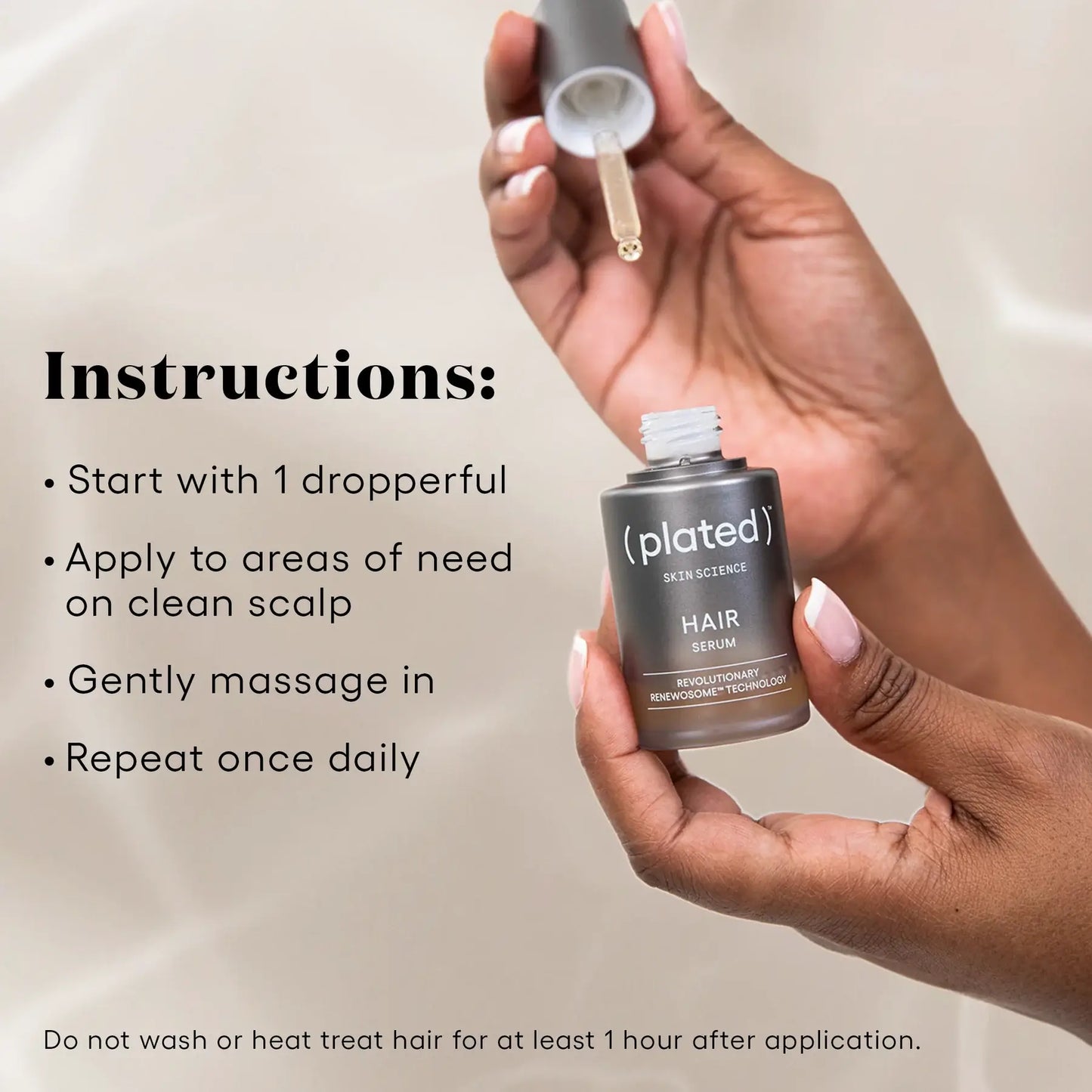 Plated Skin Science HAIR Serum