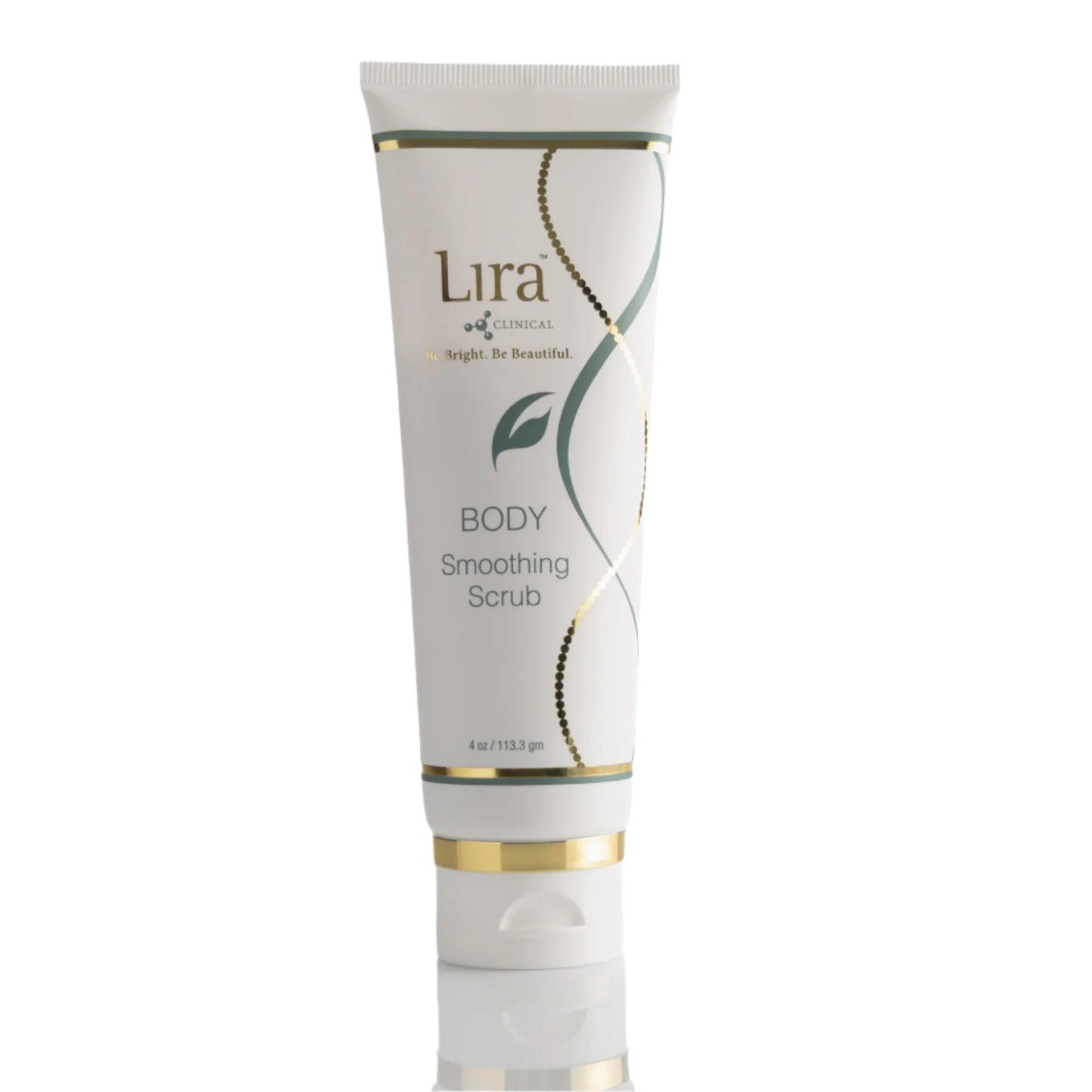 Lira Body Smoothing Scrub tube on a white background