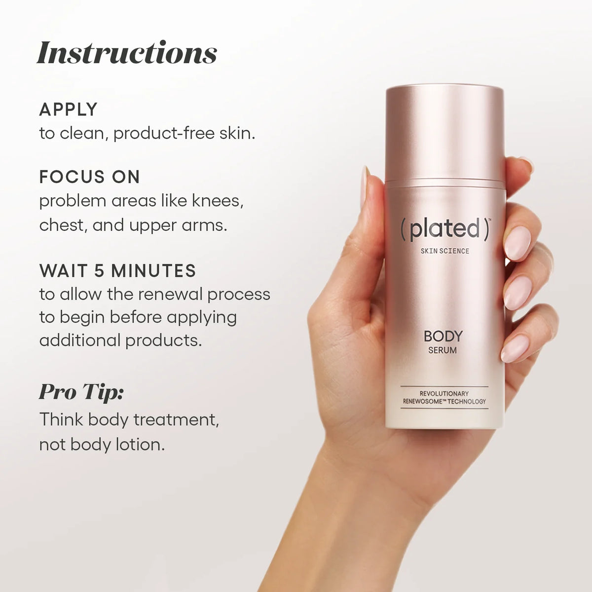 Plated Skin Science BODY Serum