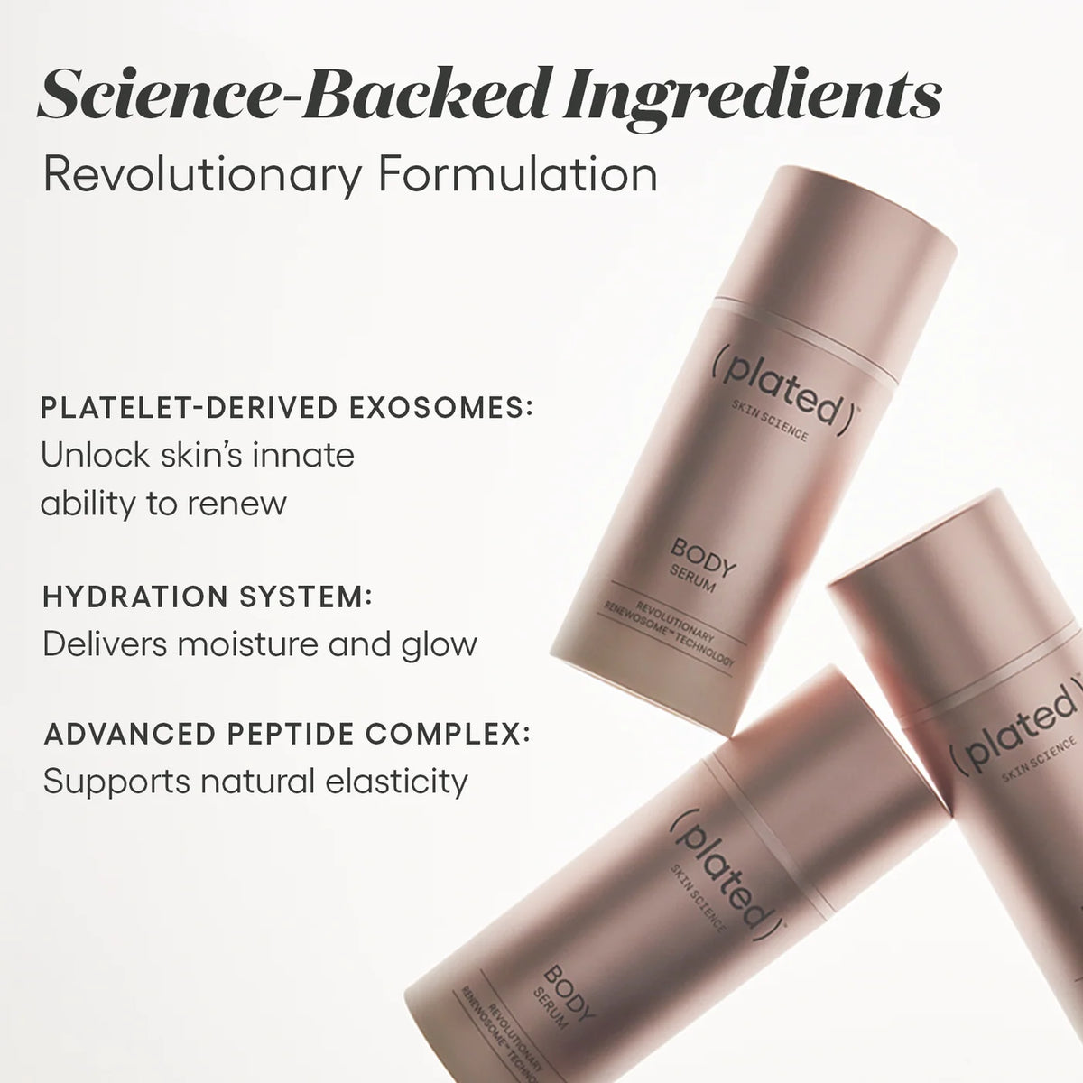 Plated Skin Science BODY Serum