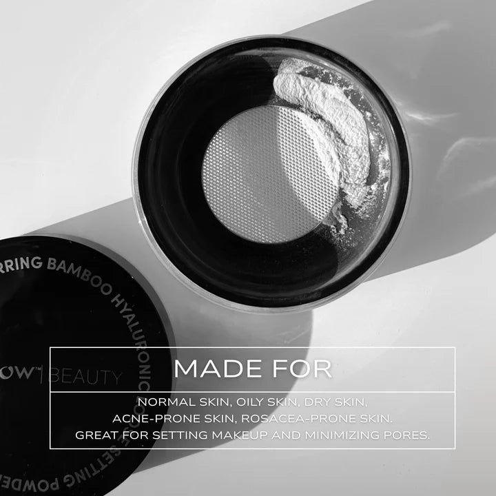 Fitglow Beauty Bamboo Hyaluronic Loose Setting Powder