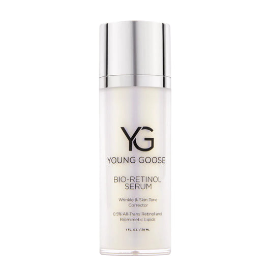 Young Goose Bio-Retinol Serum bottle on a white background