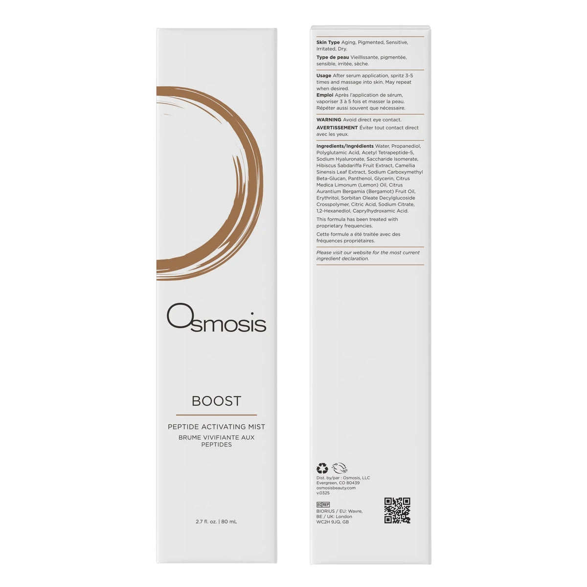 Osmosis Boost Mist | Peptide Activating Mist