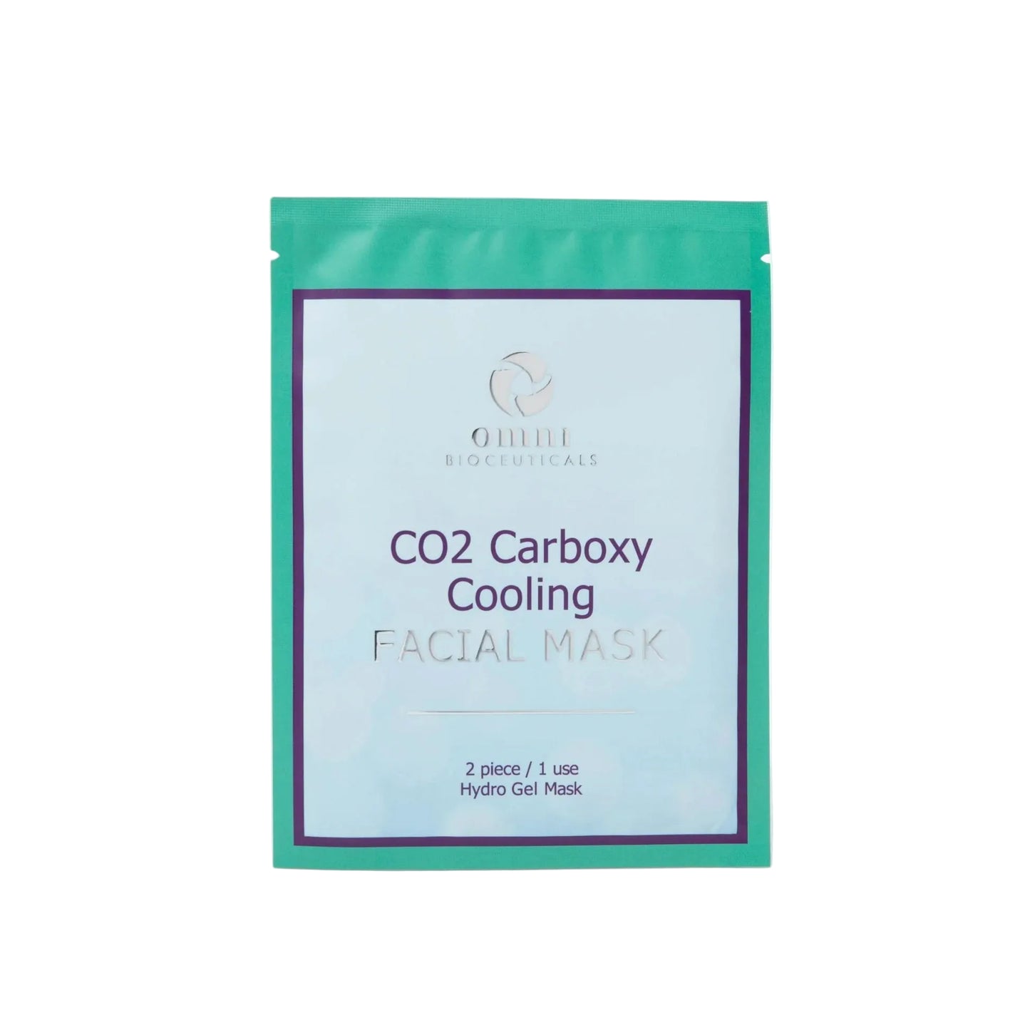 CO2 Caroxy Cooling Facial Mask packaging on a white background
