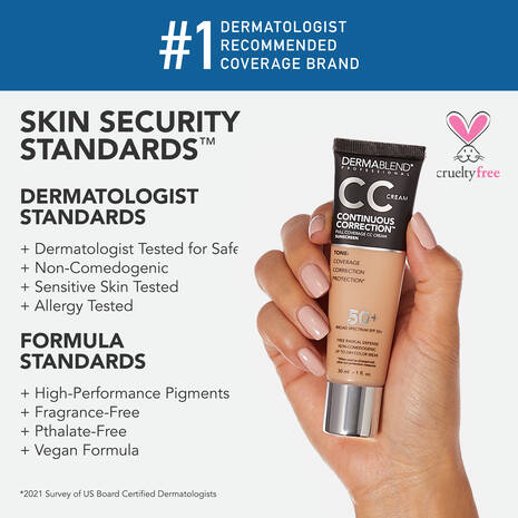 Dermablend Continuous Correction CC Cream SPF 50+ CC Cream Dermablend