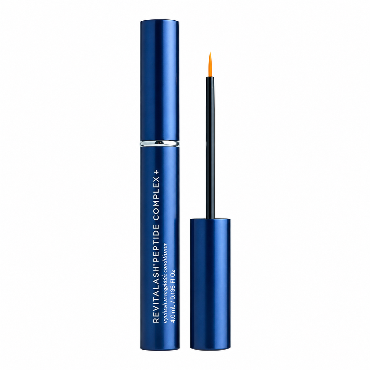 RevitaLash Peptide Complex+ lash conditioner in blue package on white background