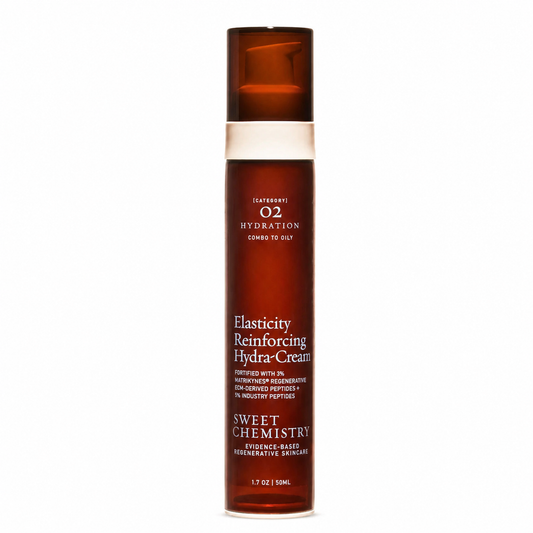 Sweet Chemistry Elasticity Reinforcing Hydra-Cream on white background