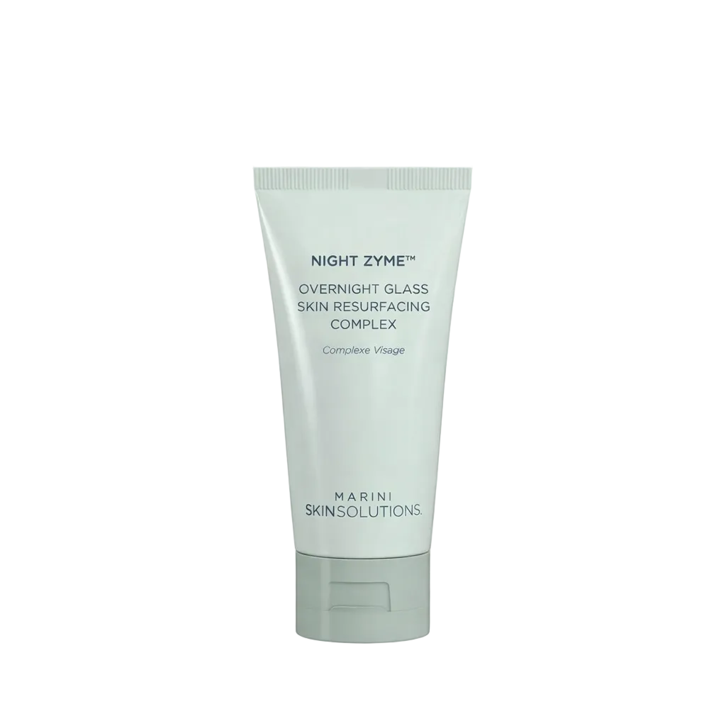 Tube of Night Zyme Overnight Glass Skin Resurfacing Complex on a white background