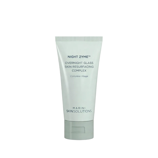 Tube of Night Zyme Overnight Glass Skin Resurfacing Complex on a white background