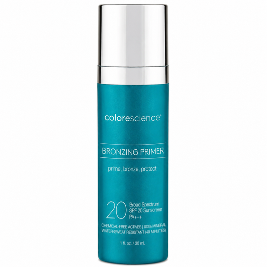 Colorescience Bronzing Primer SPF 20 on white background