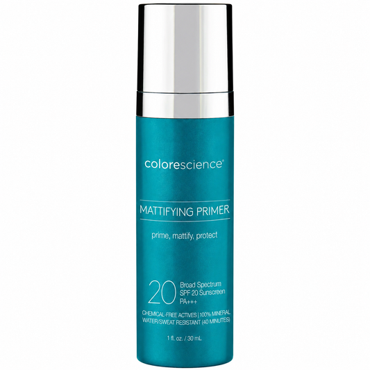 Colorescience Mattifying Primer SPF 20 on white background
