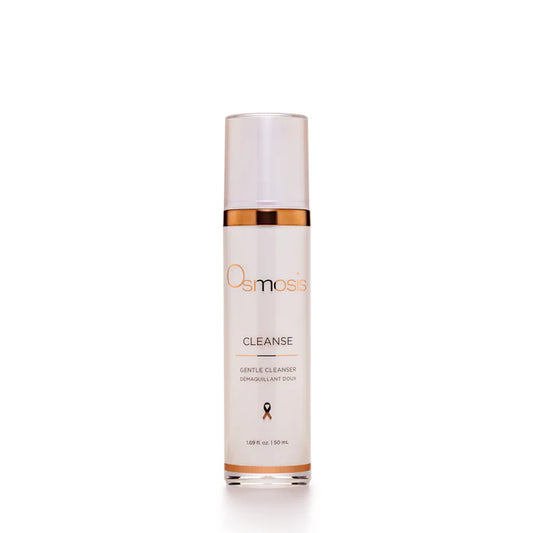 Osmosis Cleanse Gentle Cleanser bottle on an all white background